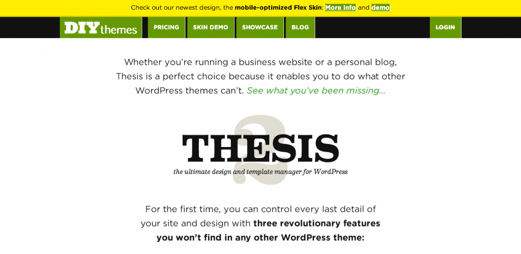 Thesis blog theme