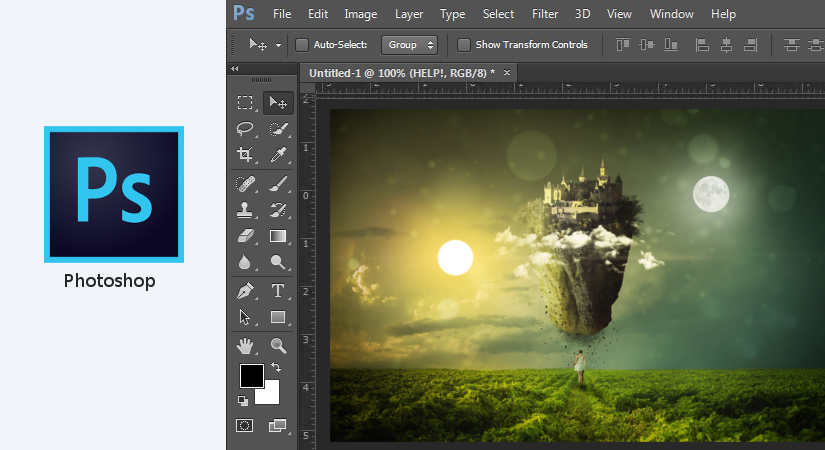 Photoshop graphic design software