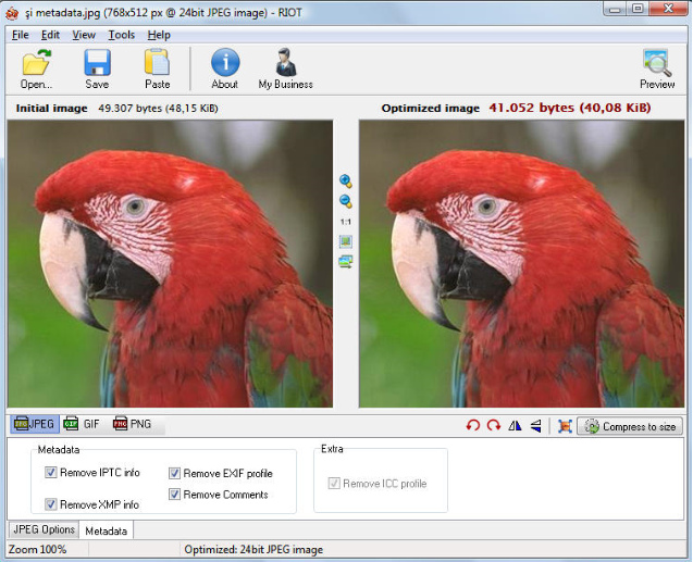 realtime image compression software