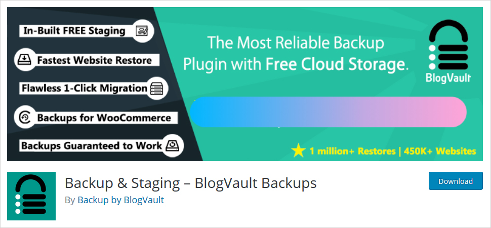 blogvault wordpress backup plugin