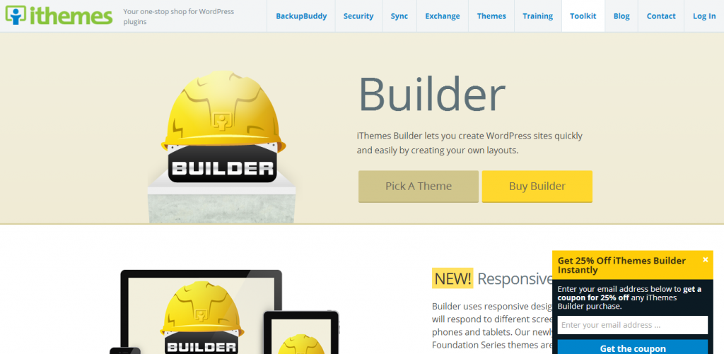 Builder WordPress theme framework
