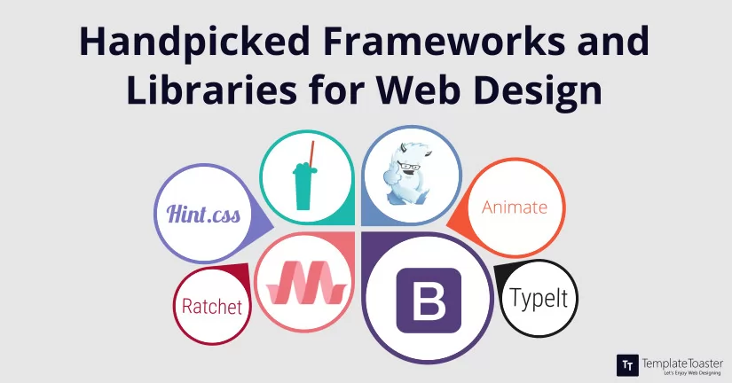 Handpicked frameworks and libraries for web design