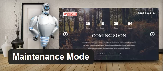 Maintenance mode WordPress plugin