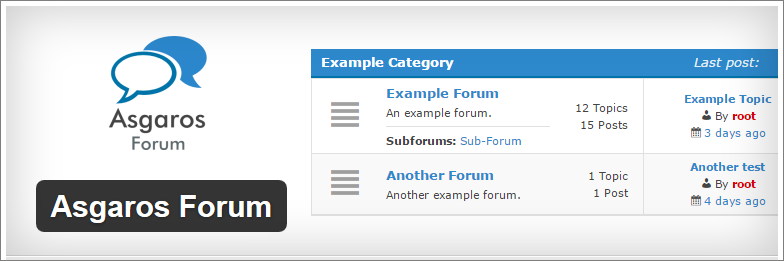 WordPress Forum Plugin asgaros