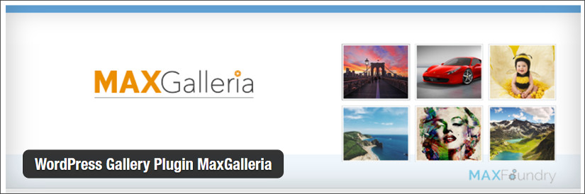 WordPress Gallery Plugin MaxGalleria wordpress slider plugin