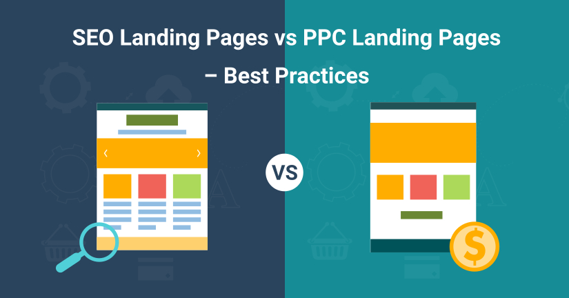 seo landing pages vs ppc landing pages blog image