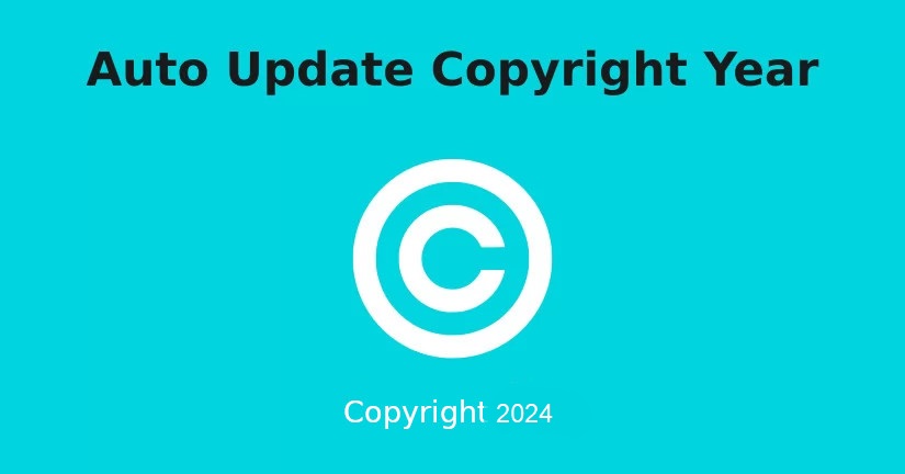 Auto Update Copyright Year