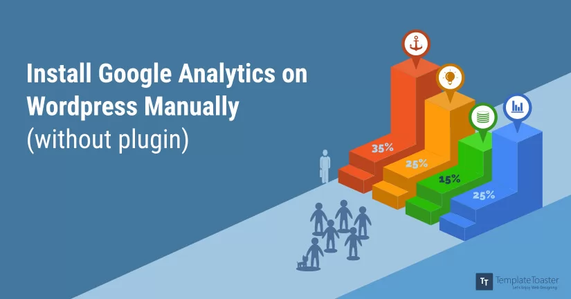 Install Google Analytics on WordPress Manually (without plugin) blog image