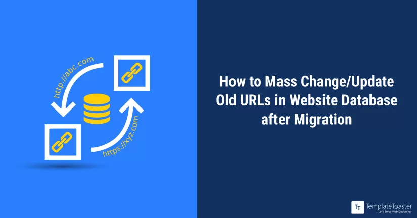 Mass Change Update old URLs in Database after Migration blog