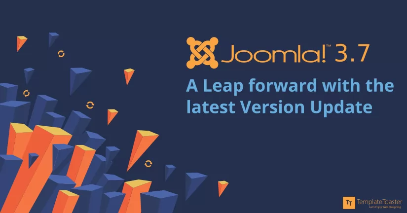 Joomla! 3.7 A Leap Forward with the latest Version Update Blog image