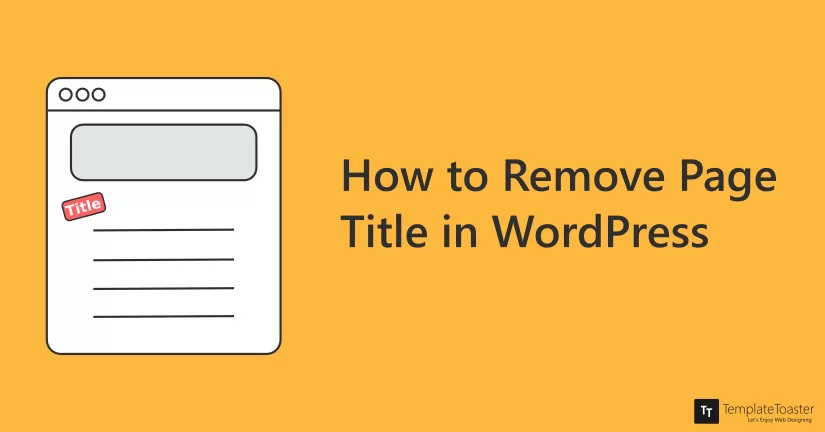 How to remove Page title in WordPress Blog