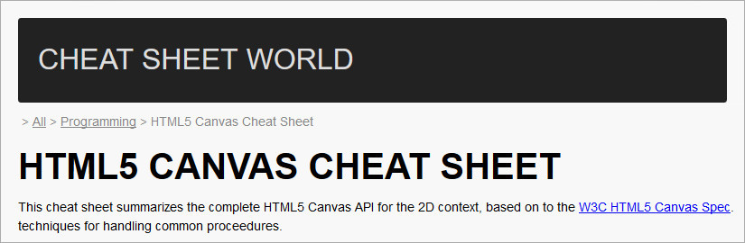 HTML Cheat Sheet