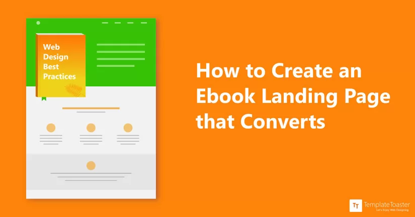 ebook landing page