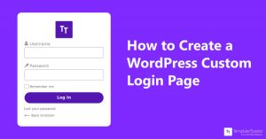 wordpress custom login page