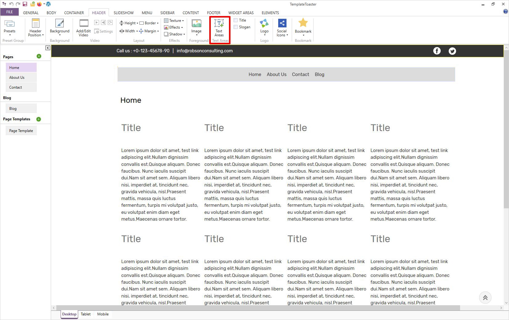 create custom template in wordpress
