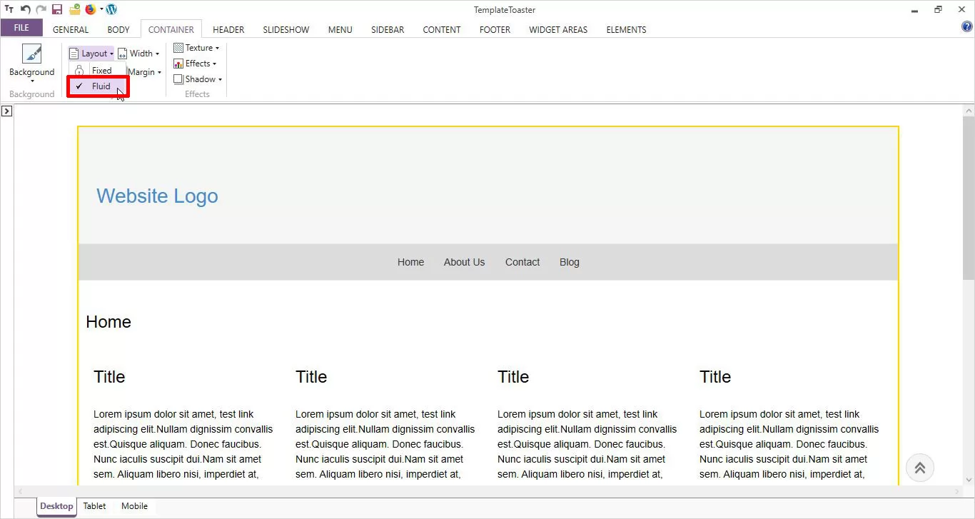 steps to create wordpress page template