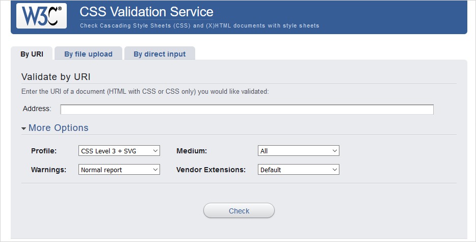 css validator html validator list