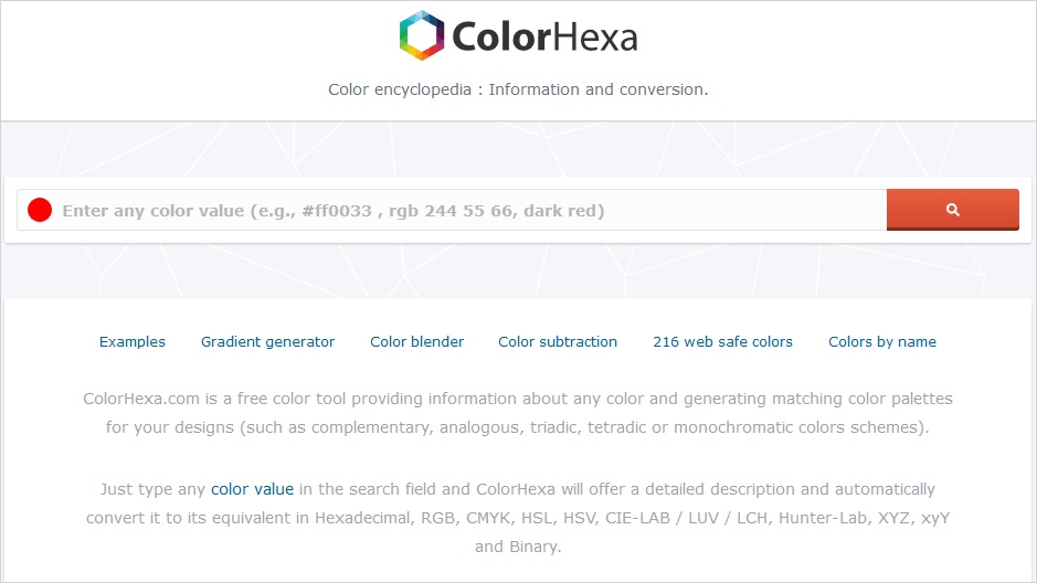 colorhexa color palette generator
