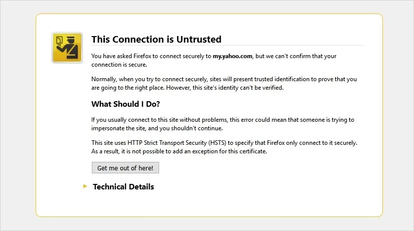 ssl certificate has expired