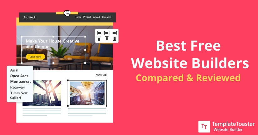 Best Free Website Builders Compared & Reviewed