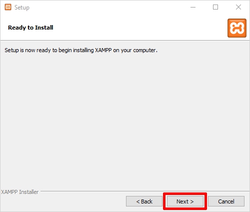 How to install, start and test XAMPP on Windows