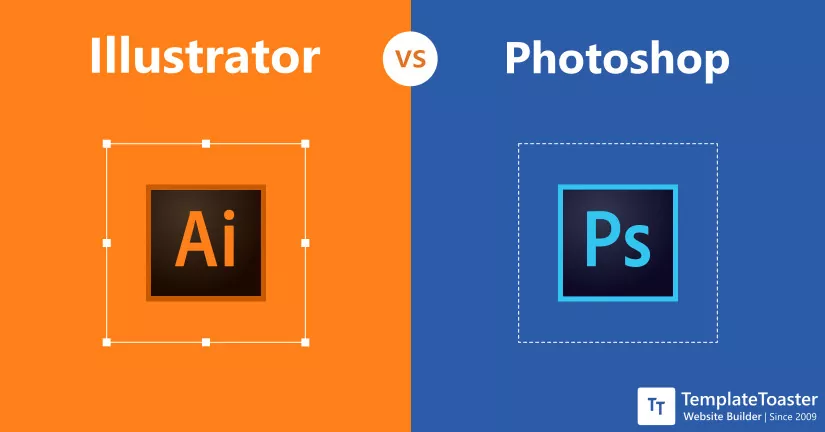 adobe illustrator vs photoshop