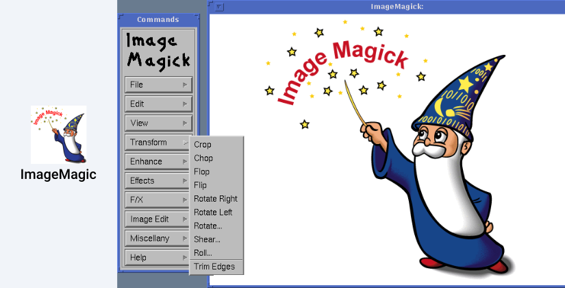 ImageMagic editing software