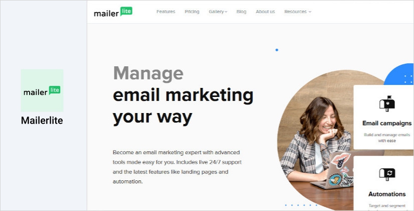 Mailerlite best email newsletter services