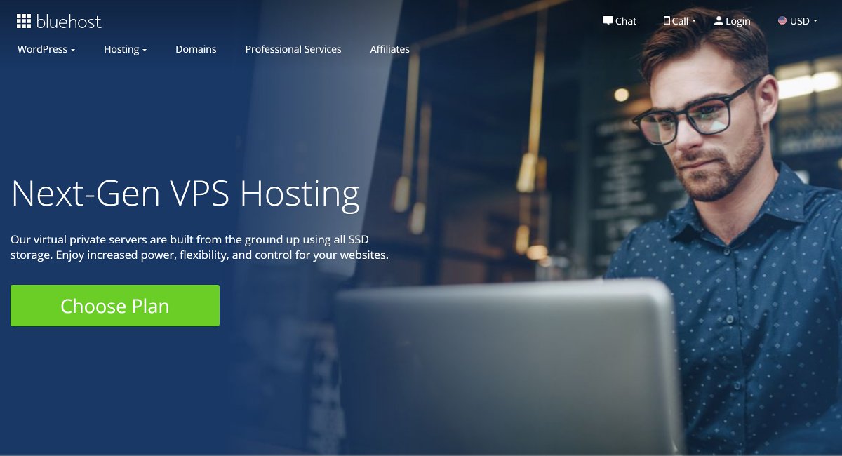 bluehost vps hosting review