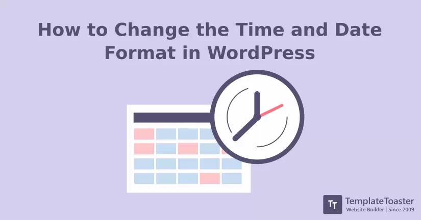 how to change the time and date format in wordpress