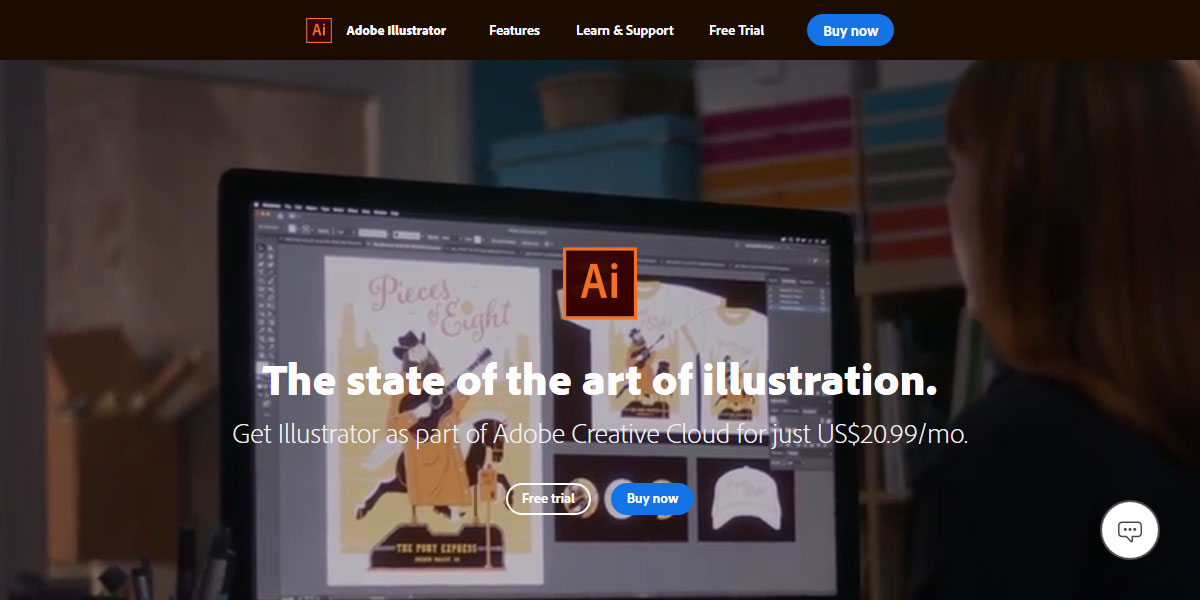 whats offered in adobe illustrator free trial