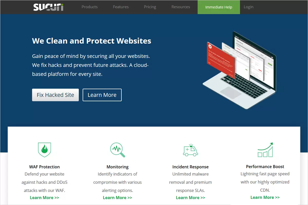 sucuri WordPress firewall plugin