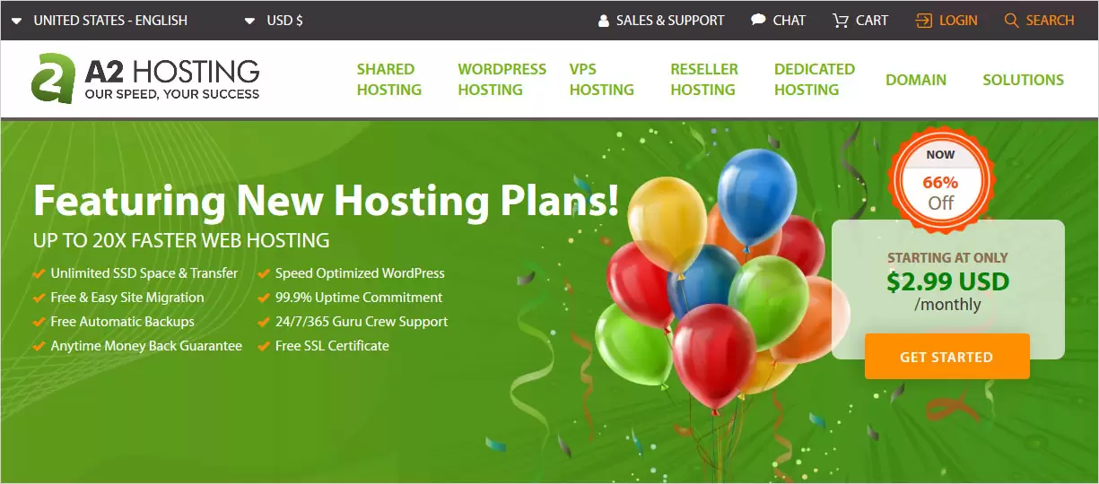 A2 Hosting vs SiteGround web hosting