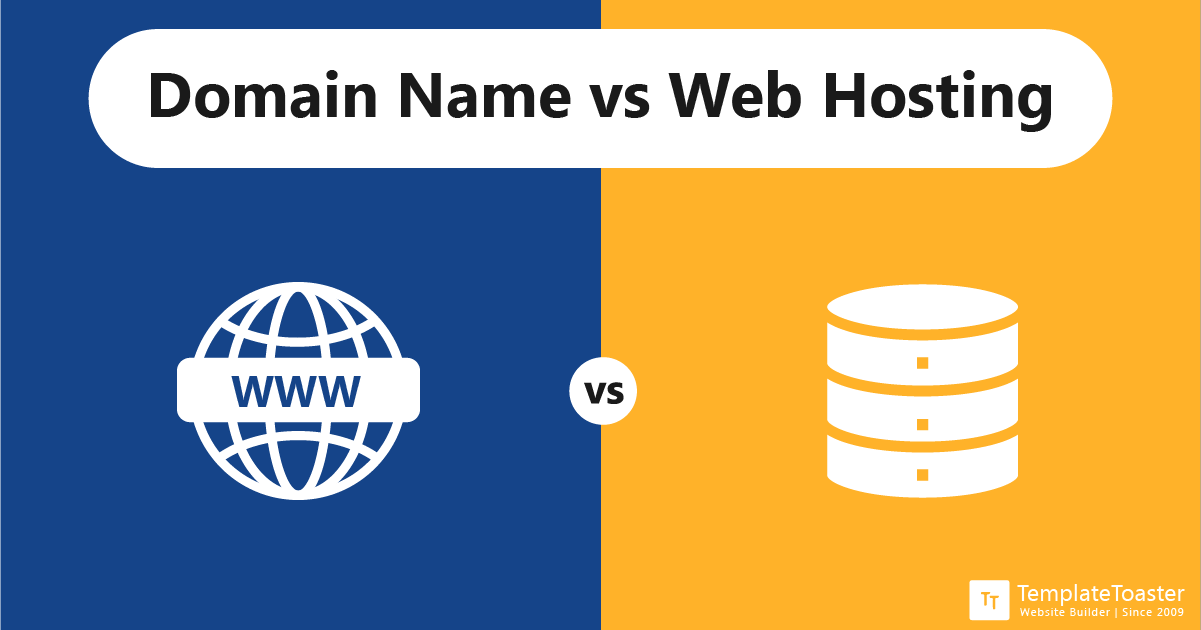 Domain vs Web Hosting Differences - TemplateToaster Blog
