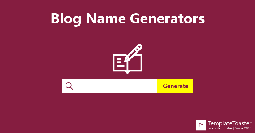Blog name generators