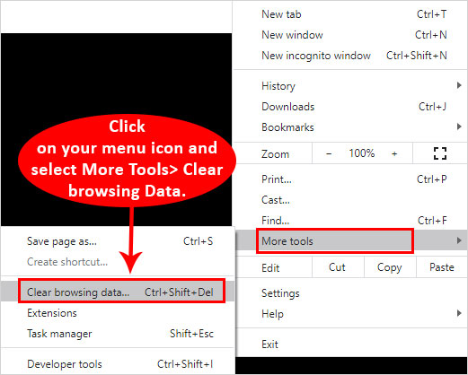 clear browsing data in google chrome