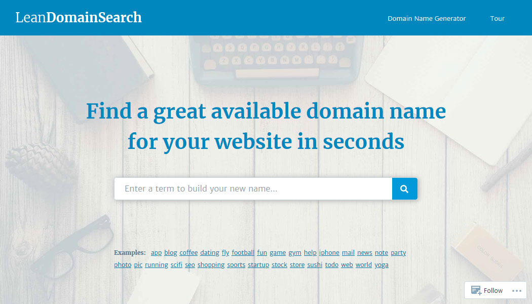 lean domain search