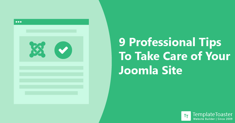 9 Professional Tips To Take Care of Your Joomla Site