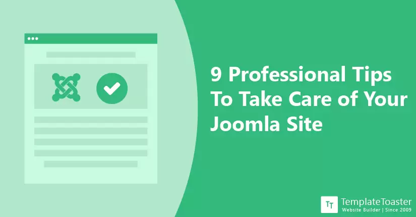 9 Professional Tips To Take Care of Your Joomla Site