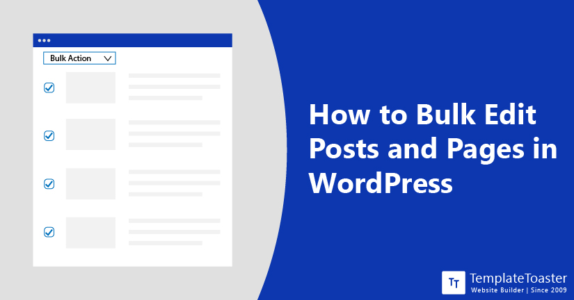 How to Bulk Edit Posts and Pages in WordPress