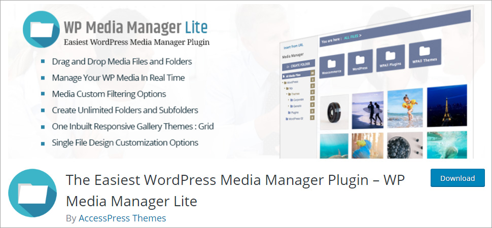 The Easiest WordPress Media Manager Plugin WP Media Manager Lite
