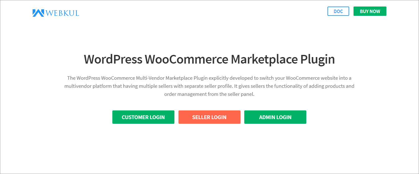 WordPress WooCommerce Marketplace Plugin