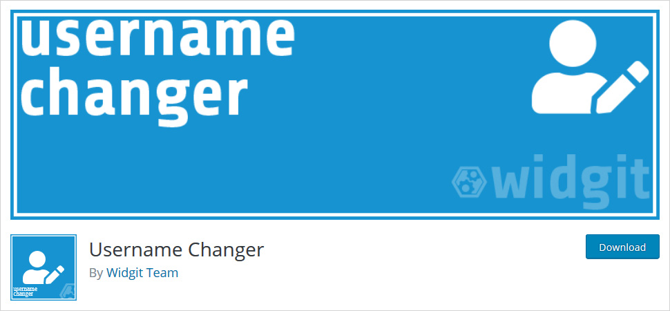 change WordPress username using Username Changer Plugin
