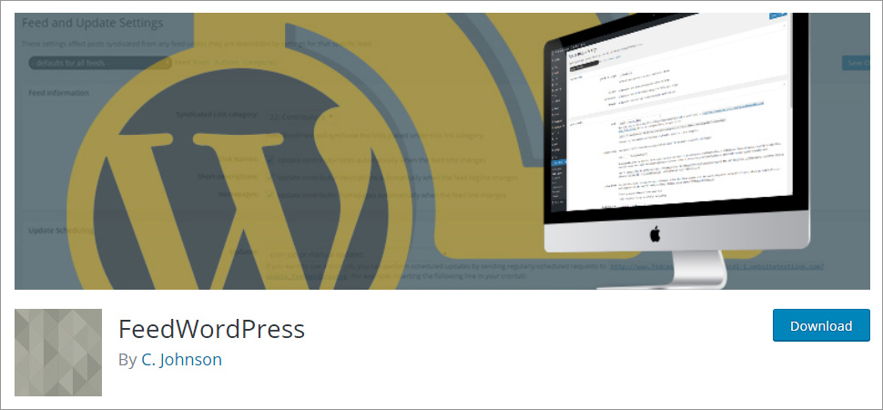 WordPress RSS Feed Plugins FeedWordPress