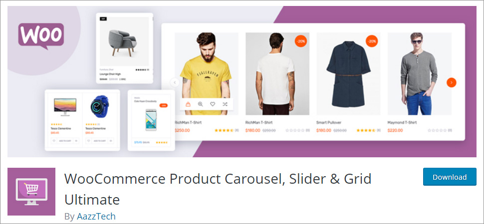 WooCommerce Product Carousel Slider & Grid Ultimate