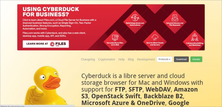 cyberduck for os x 10.4.11