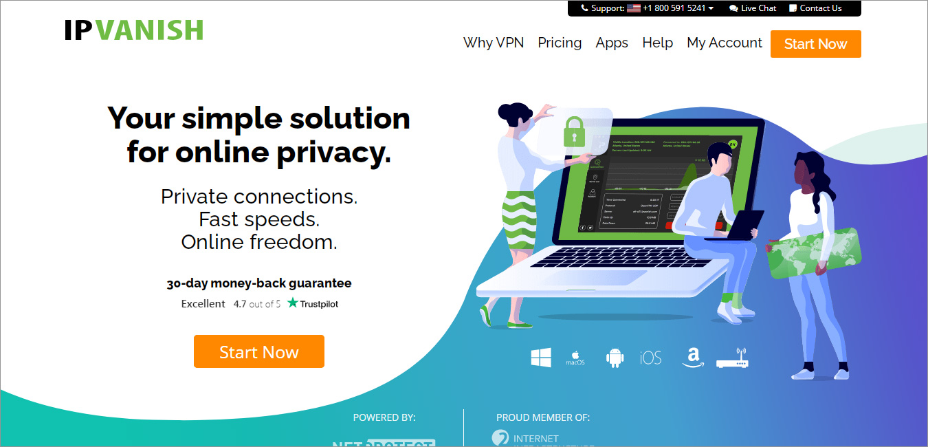 VPN Services IPVanish 