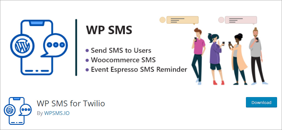 WP SMS for Twilio