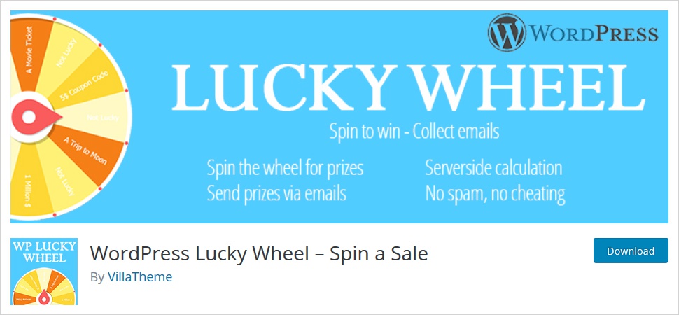 wordpress lucky wheel