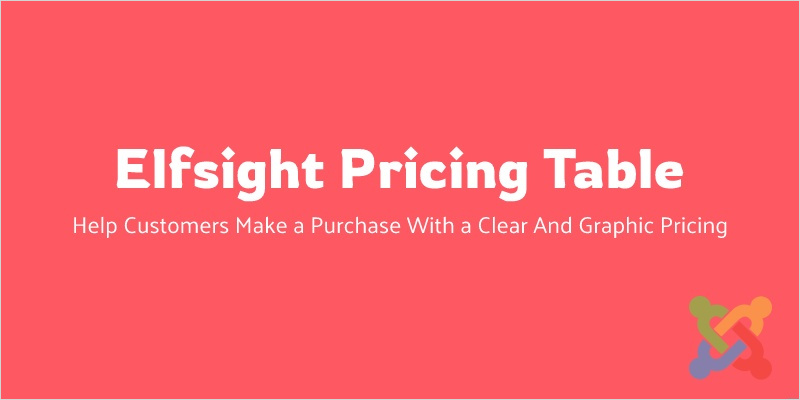Elfsight Pricing Table